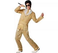 Fato dourado de Elvis para homens