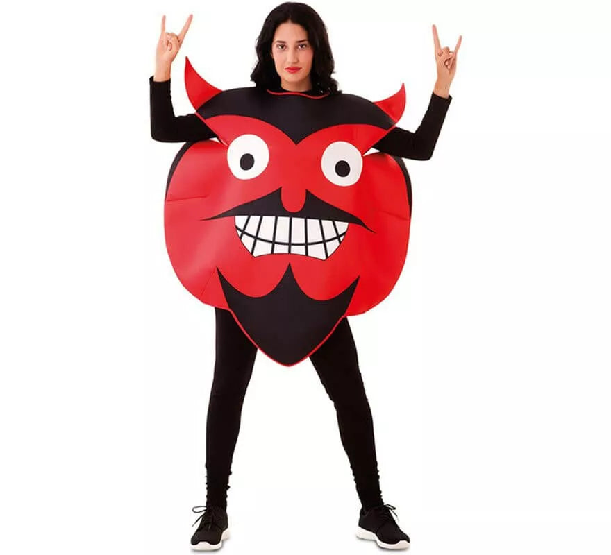 Translation missing: pt-PT.Disfraz de Emoticono Diablo para adultos