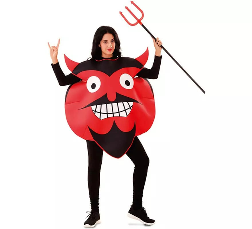 Translation missing: pt-PT.Disfraz de Emoticono Diablo para adultos