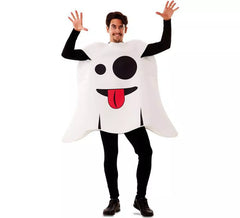 Fato de emoticon fantasma para adulto