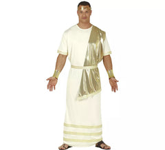 Fato de imperador romano para adultos