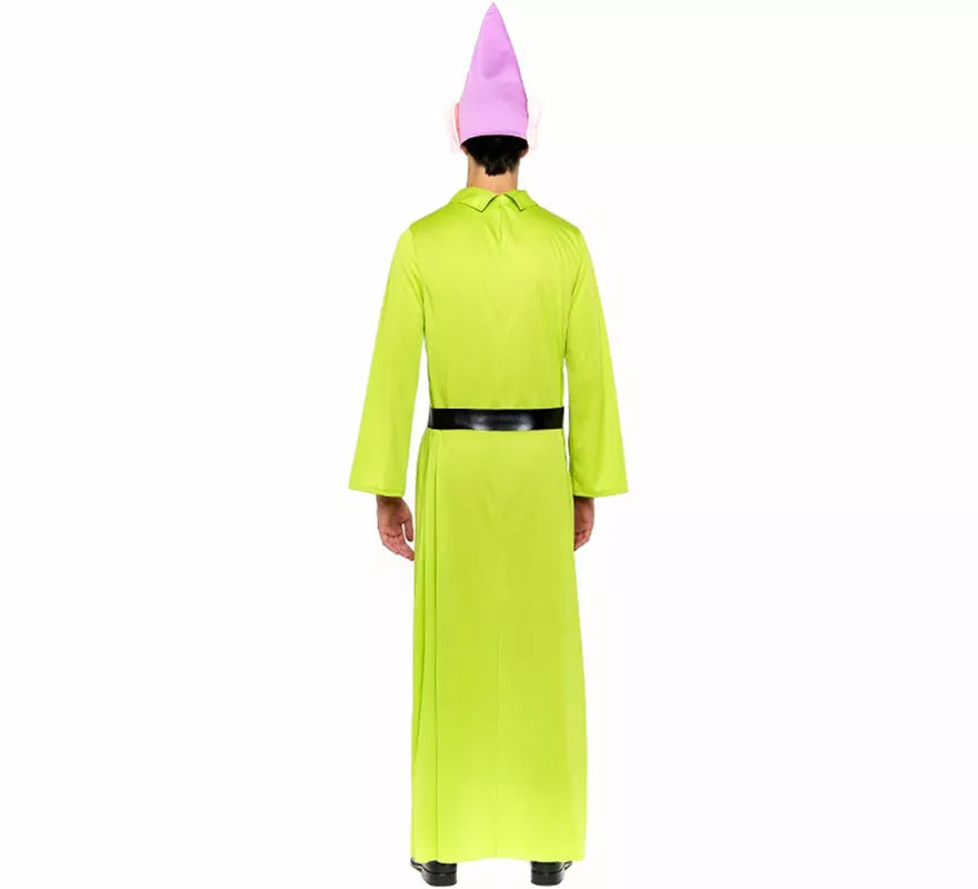 Translation missing: pt-PT.Disfraz de Enanito Blancanieves verde para hombre
