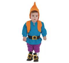 Fato de anão azul conto de fadas para bebés