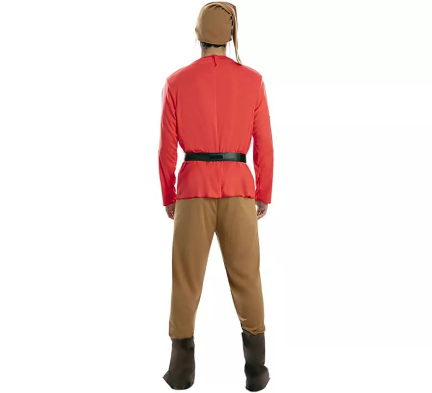 Disfraz de Enanito de Cuento rojo para hombre