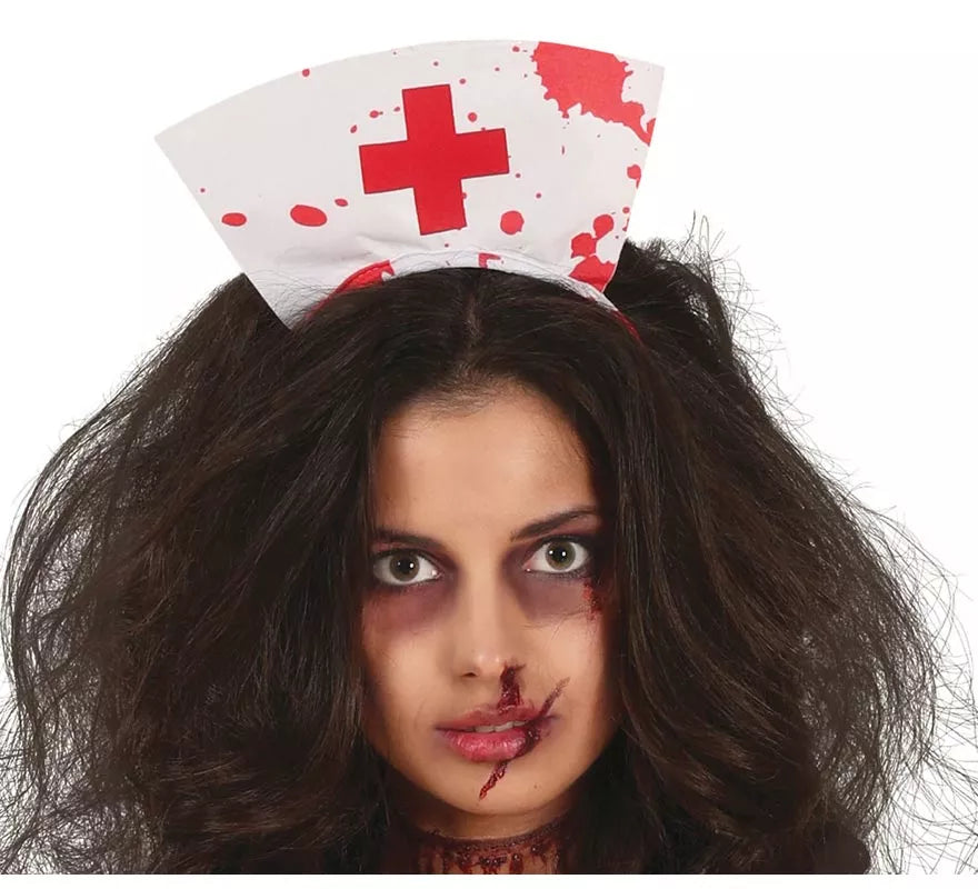 Translation missing: pt-PT.Disfraz de Enfermera Zombie blanco para mujer