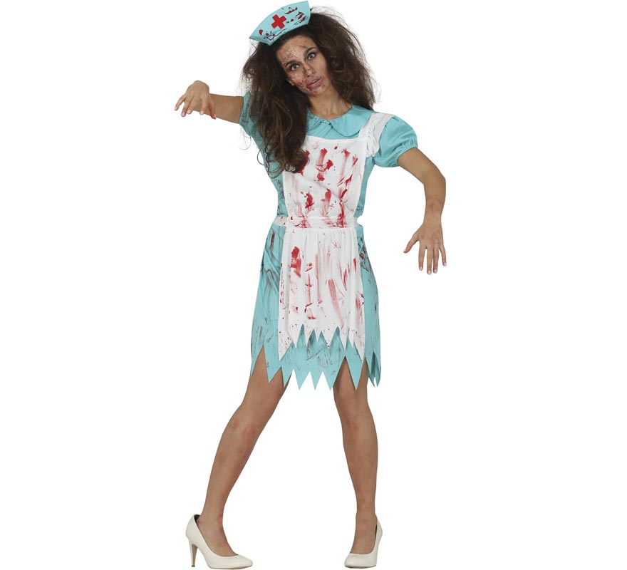 Disfraz de Enfermera Zombie para mujer