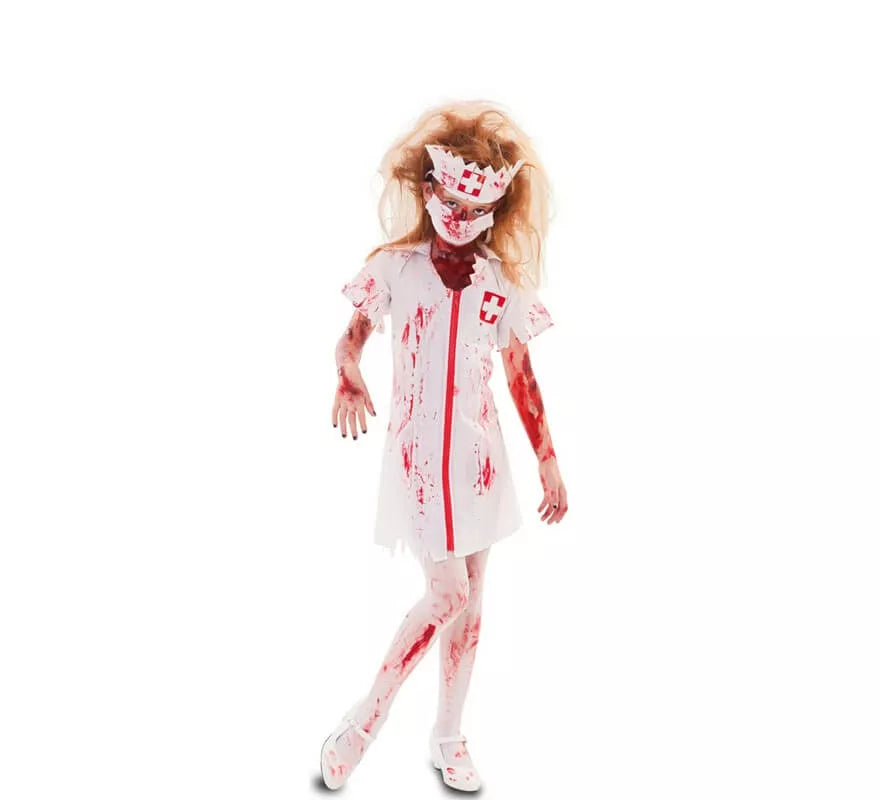 Translation missing: pt-PT.Disfraz de Enfermera Zombie para niña
