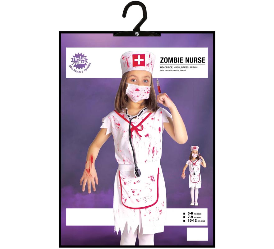 Translation missing: pt-PT.Disfraz de Enfermera Zombie para niñas