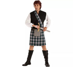 Fato de Scottish azul para homem