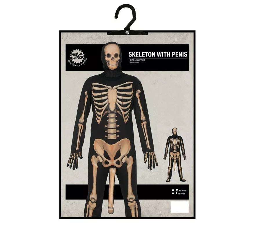 Translation missing: pt-PT.Disfraz de Esqueleto con Sorpresa para hombre