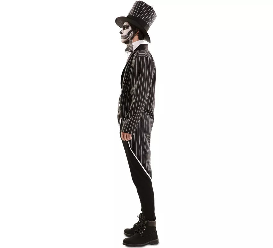 Translation missing: pt-PT.Disfraz de Esqueleto Elegante con sombrero para hombre