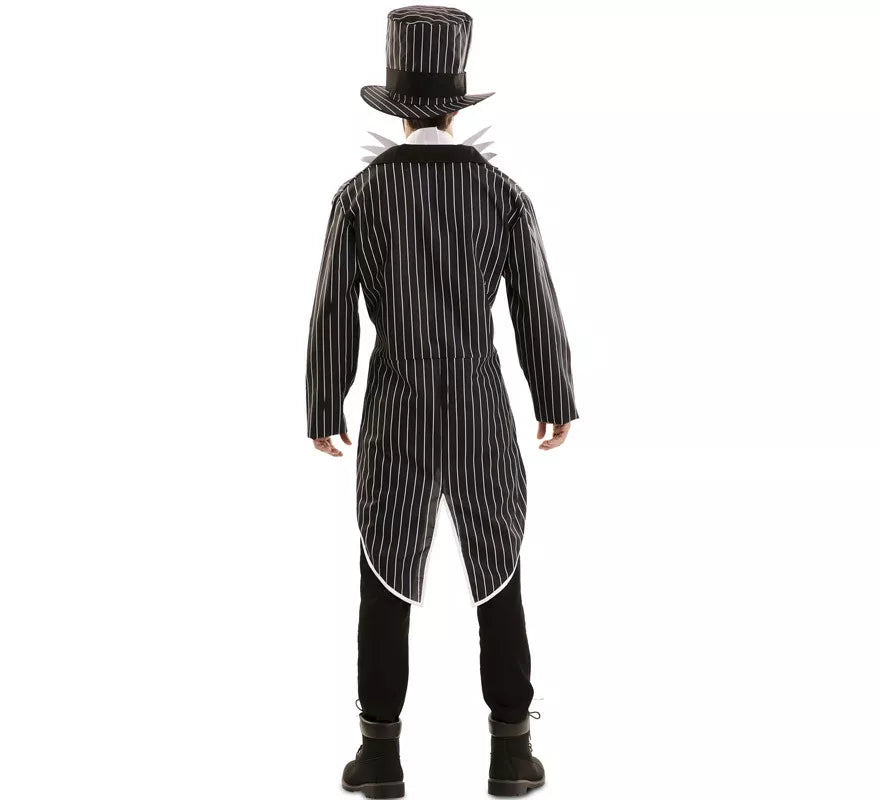 Translation missing: pt-PT.Disfraz de Esqueleto Elegante con sombrero para hombre