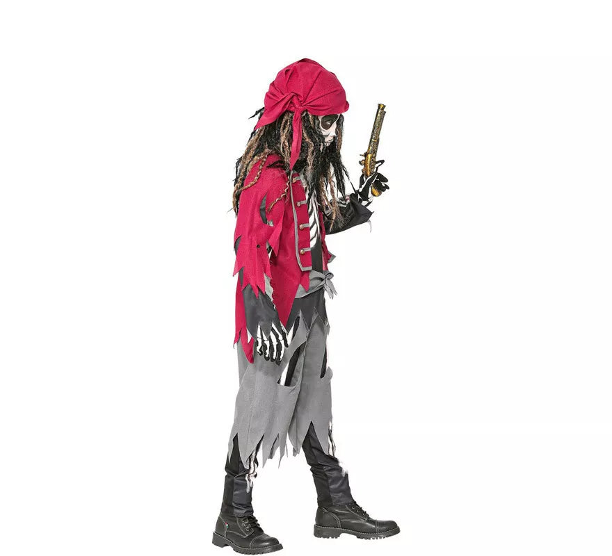 Translation missing: pt-PT.Disfraz de Esqueleto Grumete Pirata para niños