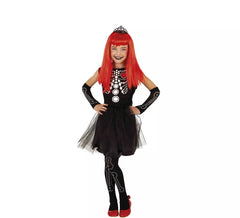 Fato de esqueleto da Tiffany com tutu para uma garota