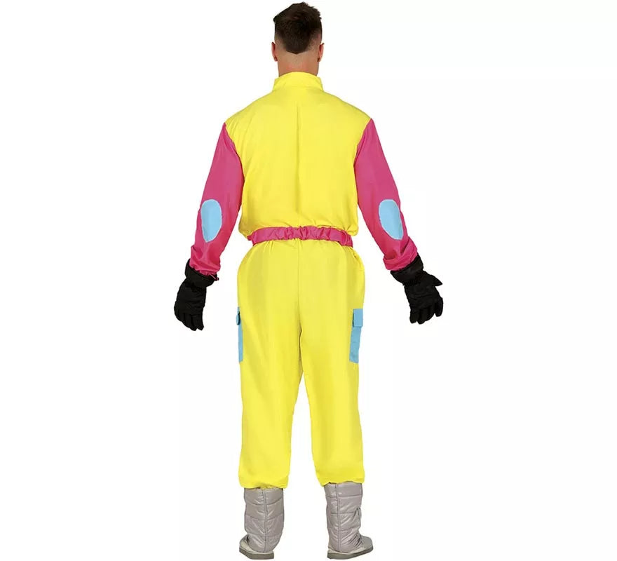 Translation missing: pt-PT.Disfraz de Esquiador amarillo para hombre