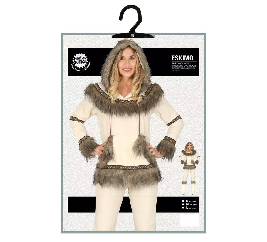Translation missing: pt-PT.Disfraz de Esquimal Blanco para mujer