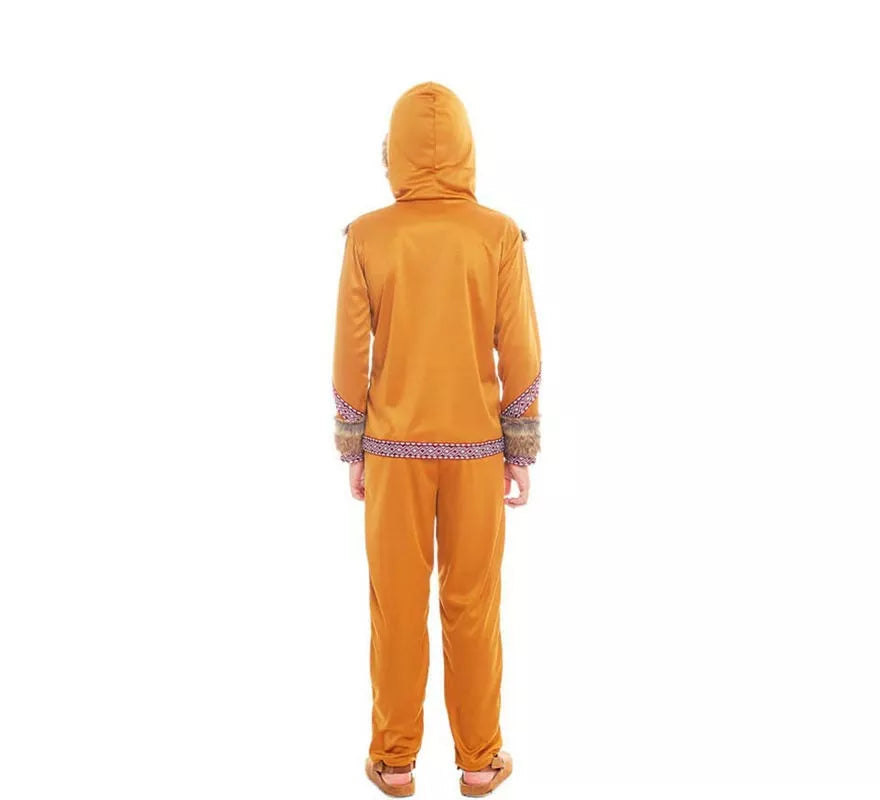 Translation missing: pt-PT.Disfraz de Esquimal naranja para niño