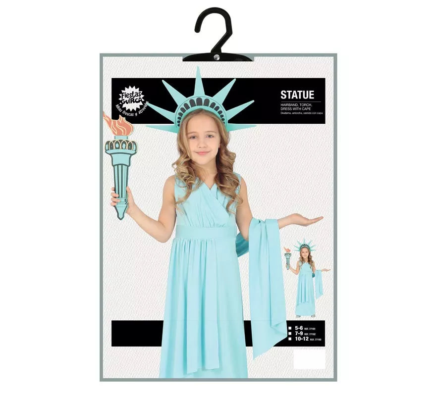 Disfraz de Estatua de la Libertad para niños
