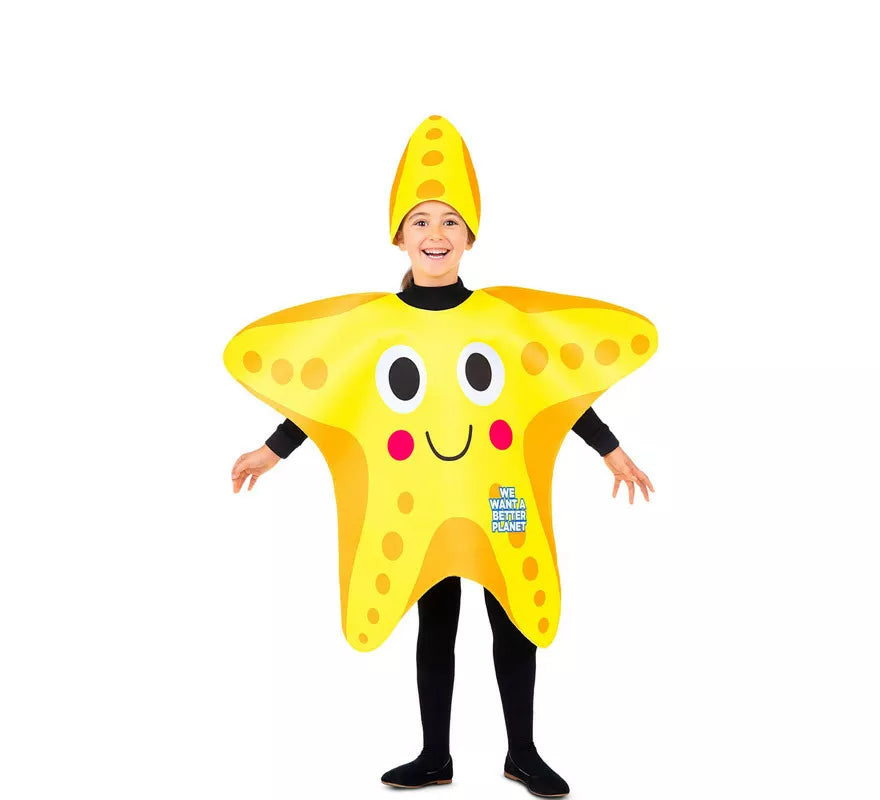 Translation missing: pt-PT.Disfraz de Estrella de Mar Amarilla para bebé y niños
