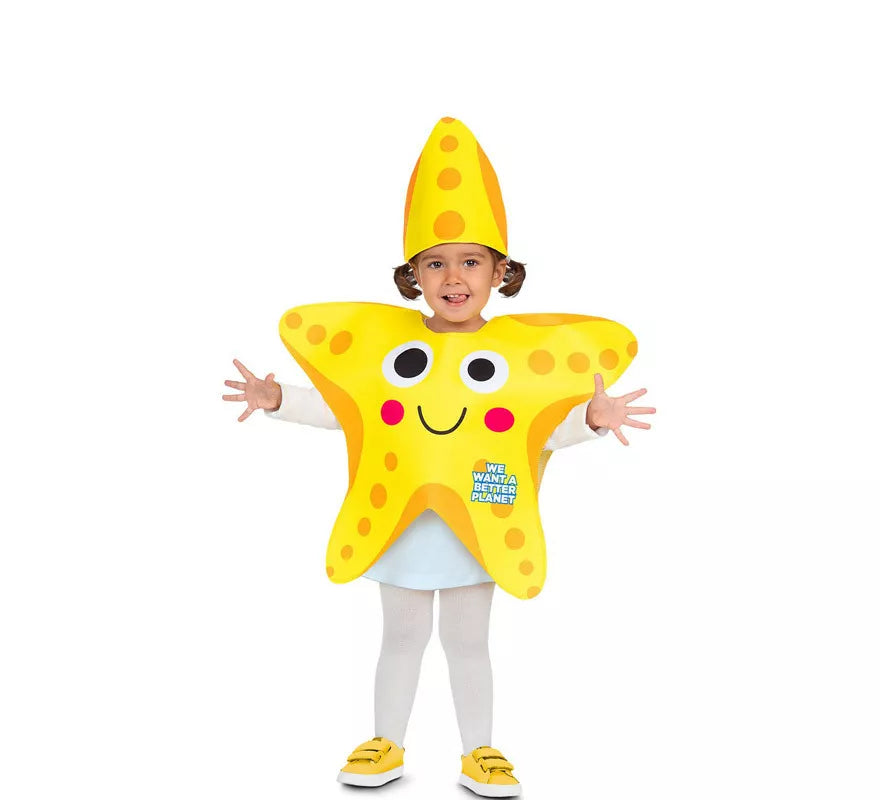 Translation missing: pt-PT.Disfraz de Estrella de Mar Amarilla para bebé y niños