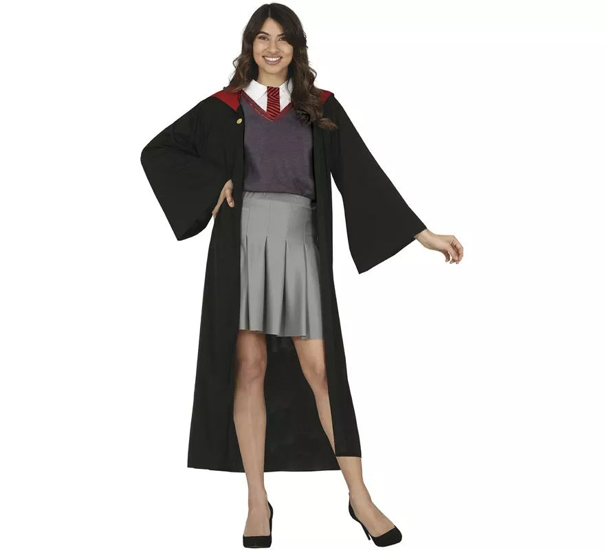Translation missing: pt-PT.Disfraz de Estudiante de Magia Rojo para mujer