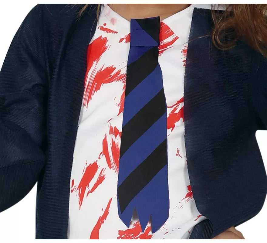 Translation missing: pt-PT.Disfraz de Estudiante de Secundaria Zombie para niña