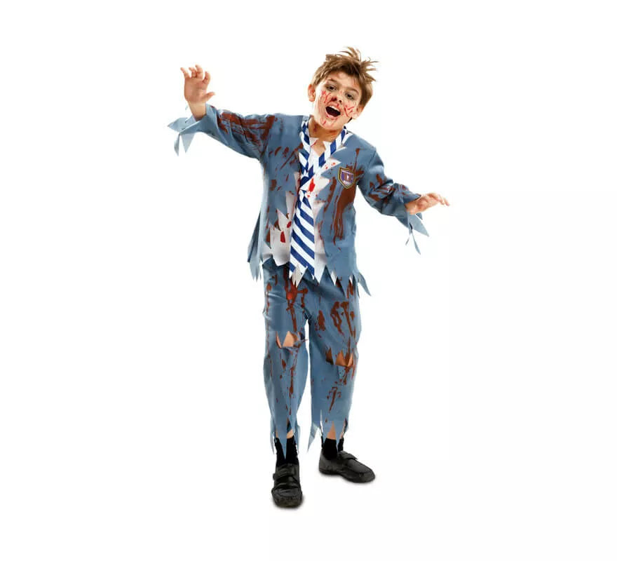 Translation missing: pt-PT.Disfraz de Estudiante Zombie chico para niño