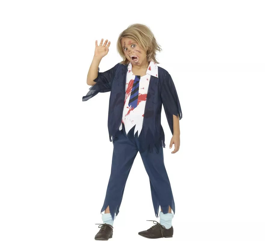 Translation missing: pt-PT.Disfraz de Estudiante Zombie para niño