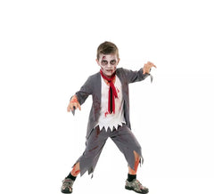 Fato de estudante zumbi para menino