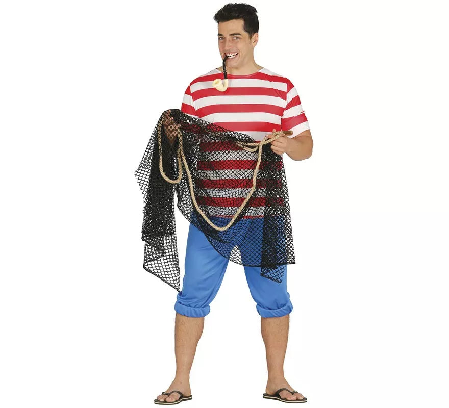 Translation missing: pt-PT.Disfraz de Excursionista a rayas para hombre