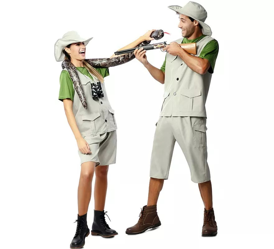 Translation missing: pt-PT.Disfraz de Explorador de la Naturaleza con sombrero para hombre