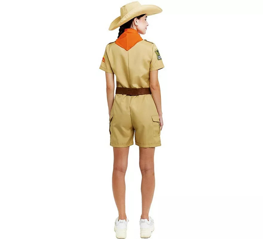 Translation missing: pt-PT.Disfraz de Exploradora clásica con cinturón para mujer