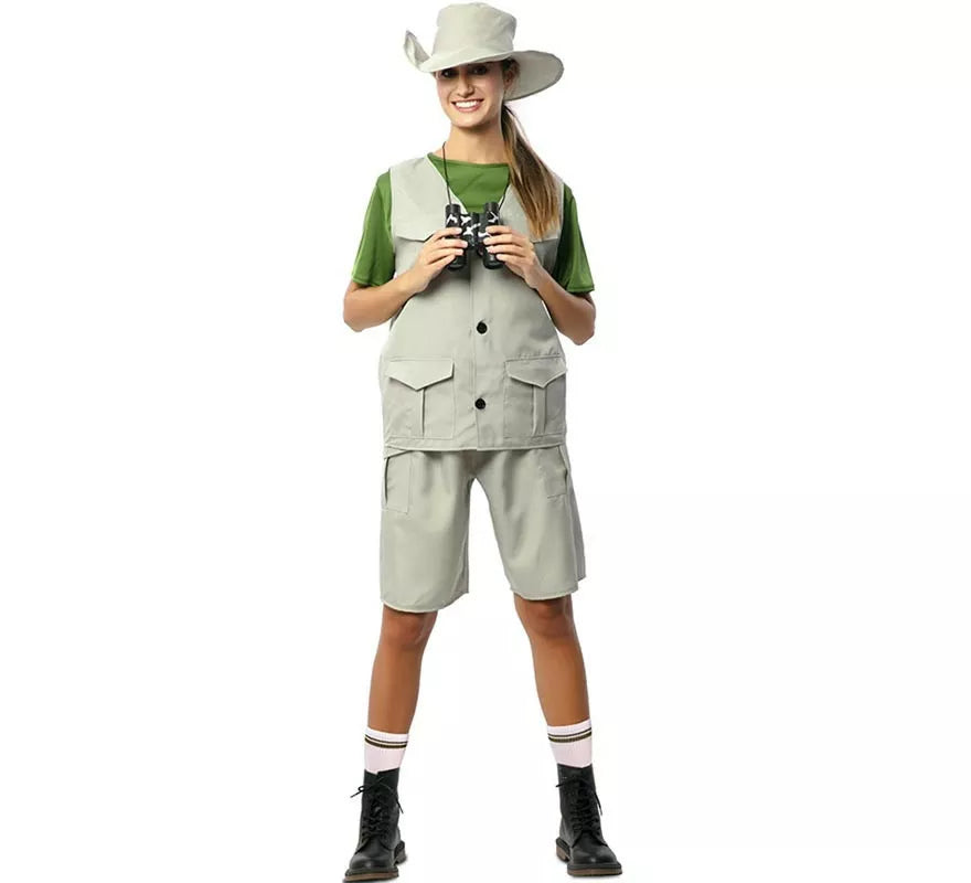 Translation missing: pt-PT.Disfraz de Exploradora de la Naturaleza con sombrero para mujer