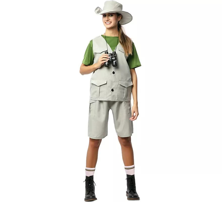 Translation missing: pt-PT.Disfraz de Exploradora de la Naturaleza con sombrero para mujer