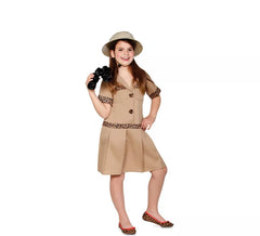 Fato de exploradora Safari para menina