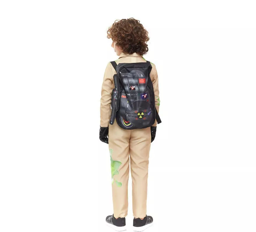 Disfraz de Exterminador de Fantasmas beige para niño