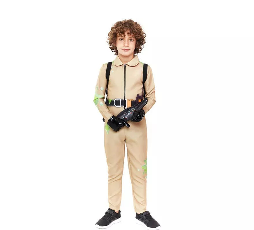 Translation missing: pt-PT.Disfraz de Exterminador de Fantasmas beige para niño