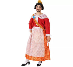 Fato de Fallera Mayor Vermelho para homem