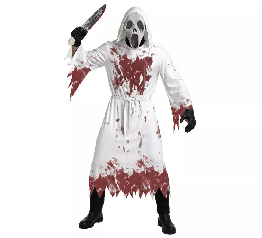 Translation missing: pt-PT.Disfraz de Fantasma Asesino blanco para hombre