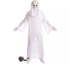 Fato de Fantasma Branco com Máscara para Homens