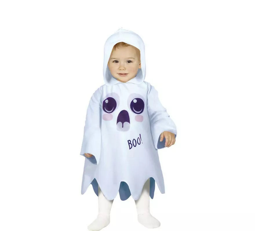 Translation missing: pt-PT.Disfraz de Fantasma Boo blanco para bebé