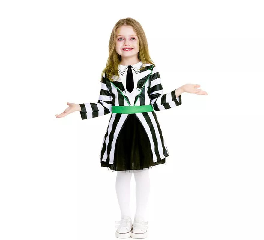 Translation missing: pt-PT.Disfraz de Fantasma de Traje a rayas para bebé y niña