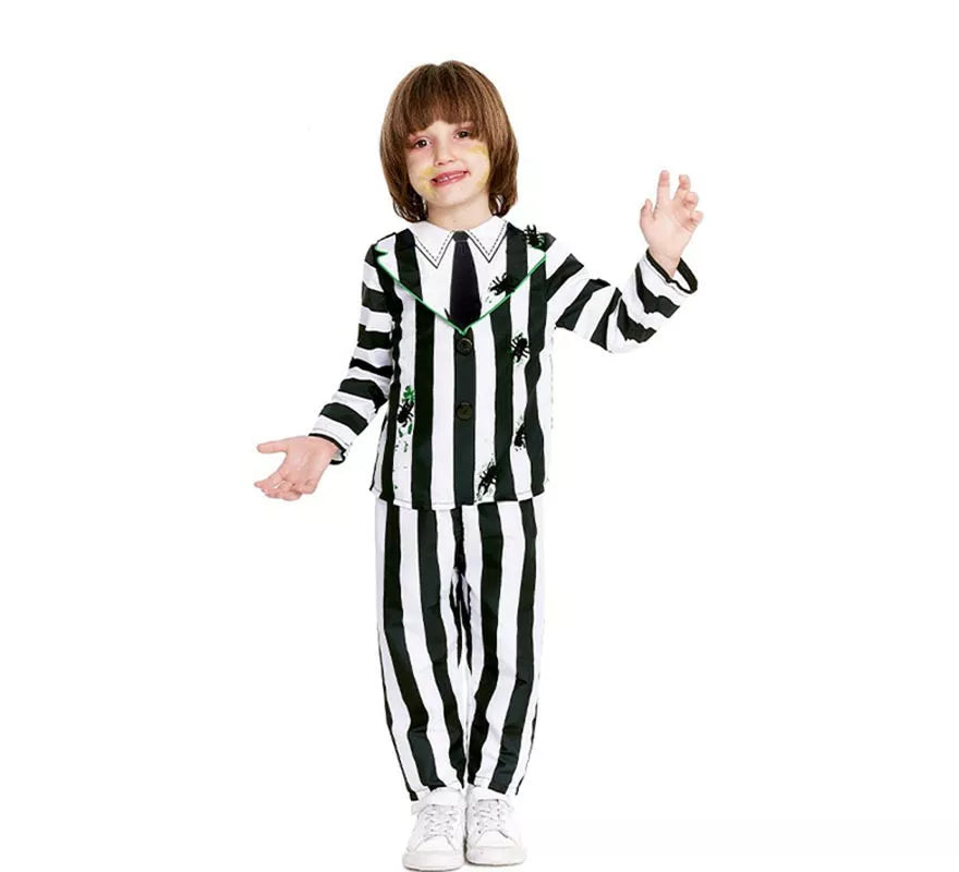 Translation missing: pt-PT.Disfraz de Fantasma de traje a rayas para bebé y niño