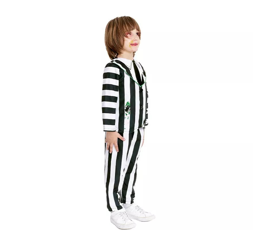 Translation missing: pt-PT.Disfraz de Fantasma de traje a rayas para bebé y niño