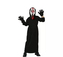 Fato de fantasma mascarado para crianças