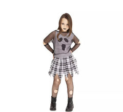 Fantasia de fantasma punk para menina