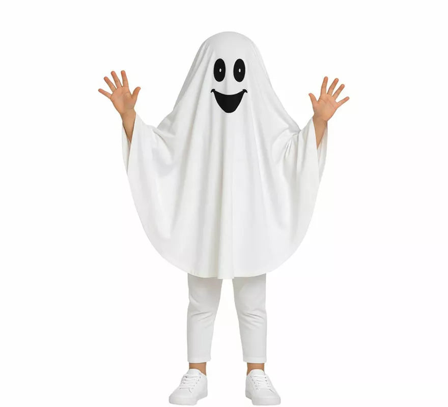 Translation missing: pt-PT.Disfraz de Fantasma Sonriente para niños
