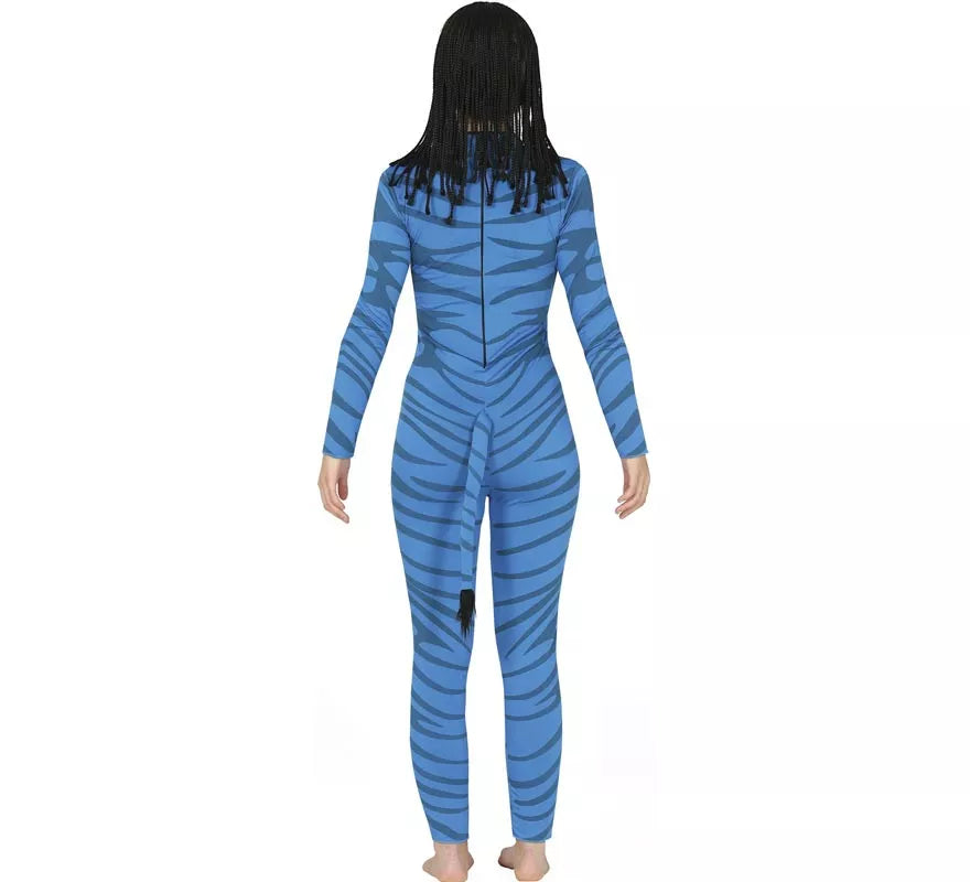 Translation missing: pt-PT.Disfraz de Felina Azul Extraterreste para mujer