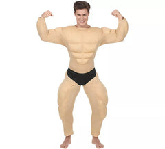 Fato de fisiculturista musculoso com roupa interior para homem