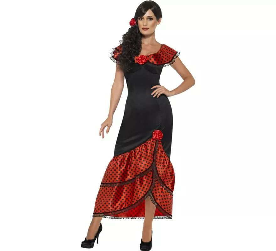 Translation missing: pt-PT.Disfraz de Flamenca con Lunares para mujer